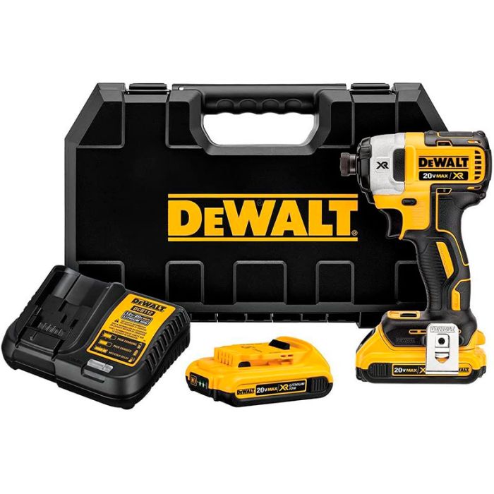 Combo Rotomartillo y Atornillador de Impacto 12V DCK202C2 DeWalt