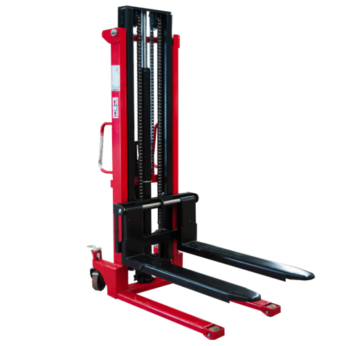 Apilador Hidráulico Manual Angosto Doble Torre 1.5 Toneladas 3 Metros New Line