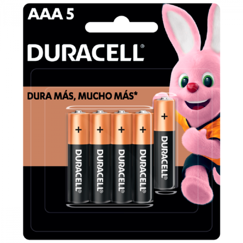 Batería pila AAA 5 Pz 2400 Duracell