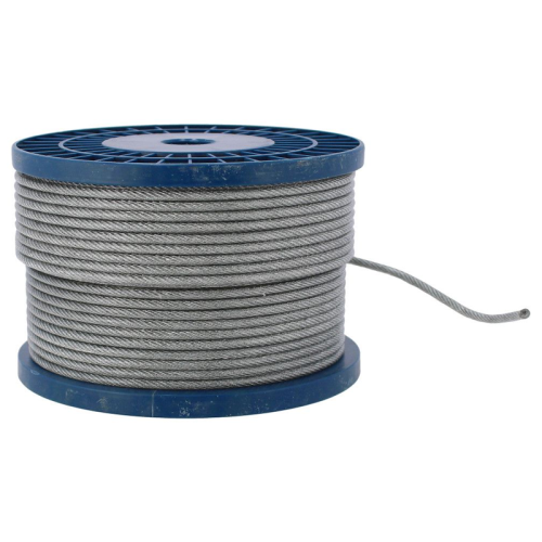 Cable de Acero Cubierto con PVC 7 X 19 Hilos 75M 3/16 X 1/4 13906 Adir-199