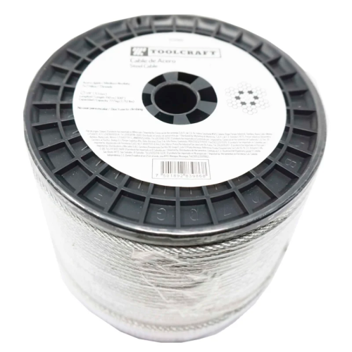 Cable de acero 1/8 Pulg 150 Mts 213594 OBI