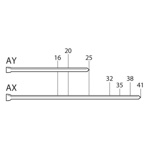 Clavillos Galvanizados 5000 PZ 3/4" AX11 Senco