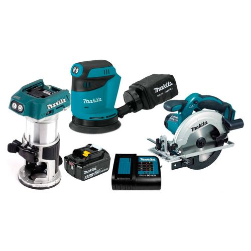 Combo completo de carpintería 18V LXT DLX3165ST Makita - 5401 - 1