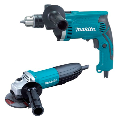 Combo Rotomartillo HP1630 - Miniesmeriladora GA4534 Makita