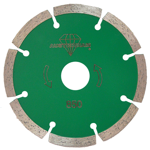 Disco de diamante segmentado corte granito 850 Austromex
