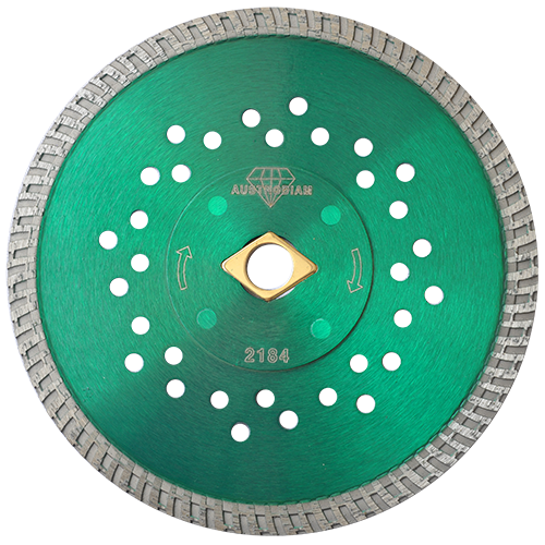 Disco de diamante verde turbo Granito 7 Pulg 2184 Austromex