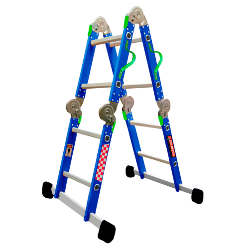 Escalera Plegable Metálica 2 Peldaños Adir