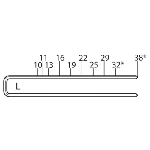 Grapas Galvanizadas 5000 PZ 1/4" X 1-1/4" L15 Senco-5390