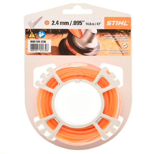 Hilo desmalezadora 2.4 mm 095 14M Naranja Stihl