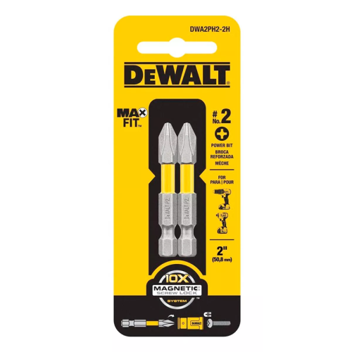 Juego de 2 puntas cruz maxfit 2X1 DWA1PH2-2 DeWalt Accesorios