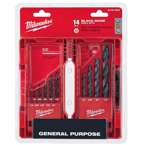 Juego de brocas alta-vel 14 Pz 892800 Milwaukee