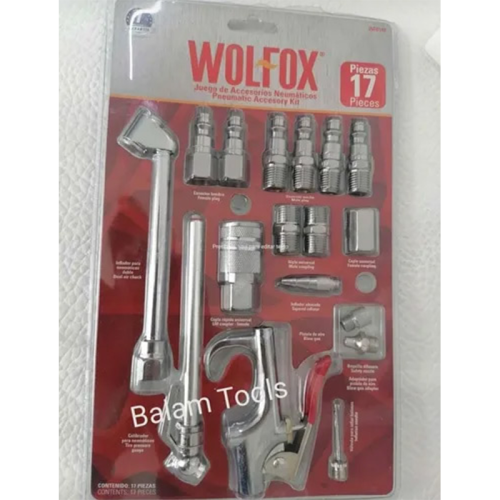 Juegos accesorios para compresora 17 Pz WF0149 Wolfox