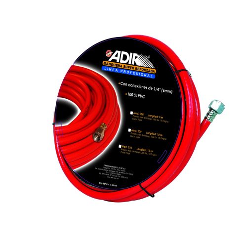 Manguera para Compresora Roja 10m AD-209 Adir-3287