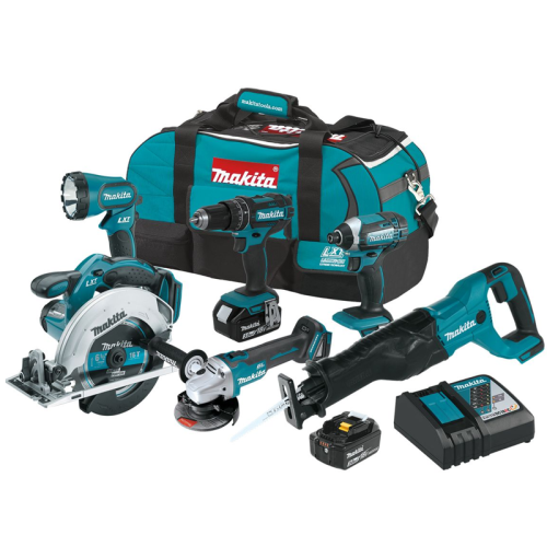 Combo 6 Pz inalámbricas 18V XT610 Makita