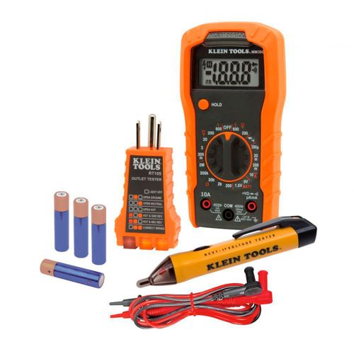 Kit de prueba con multímetro, probador de voltaje sin contacto y probador de receptáculo 69149P Klein tools - 4167 - 1