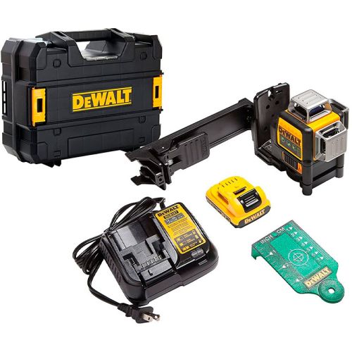 Nivel laser de 3X360° luz verde 12V DW089LG Dewalt - 1455 - 1