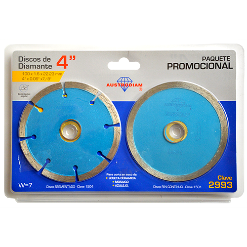 Paquete 2 Discos 1504/1501 2993 Austromex