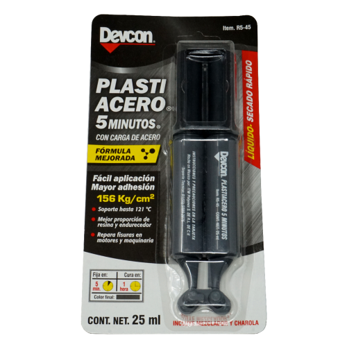 Pegamento Plastiacero 5 Minutos R5-45 Devcon