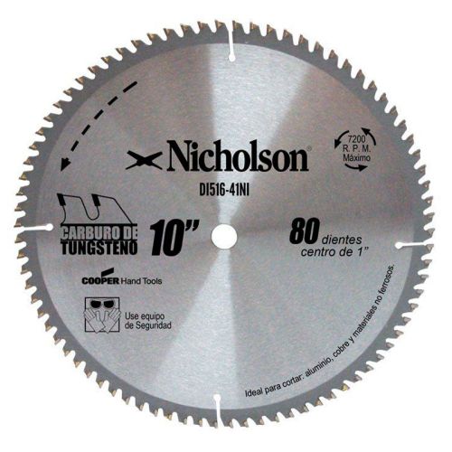 Sierra para Aluminio 10X80 DI516-41NI Nicholson - 2402 - 1