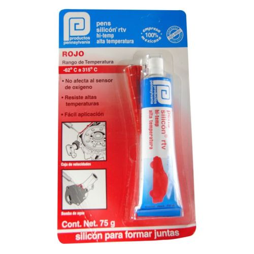 Silicon rojo para auto 75 ml Pennsylvania