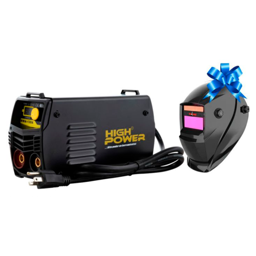 Soldadora inversora MMA-130/IGBT + Careta de Regalo High Power