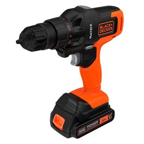 Taladro Inalámbrico 20V MAX* Matrix™ con 6 Cabezales Intercambiables MTX20K6A Black & decker - 4180 - 1